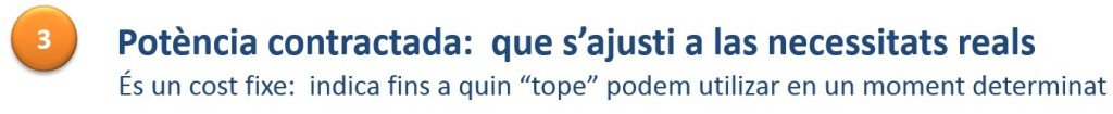 potència contractada
